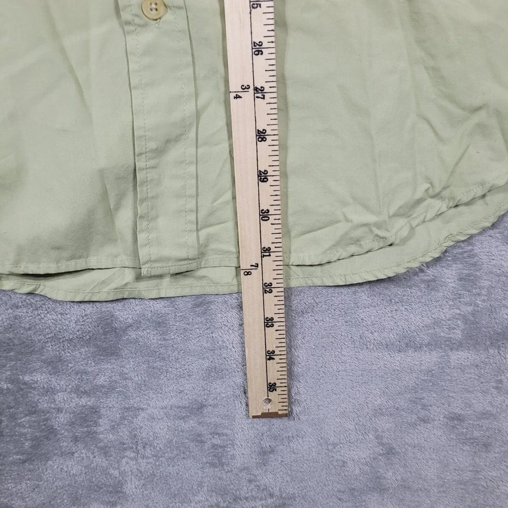 Vintage Woolrich Button Down Mens L Clover 761 Outdoor Fishing Vented Shirt - Picture 8 of 9